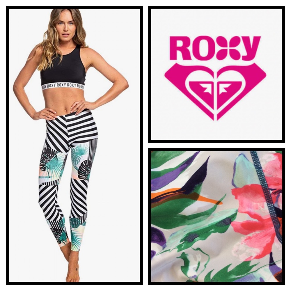 NWOT Roxy Tropical Leggings